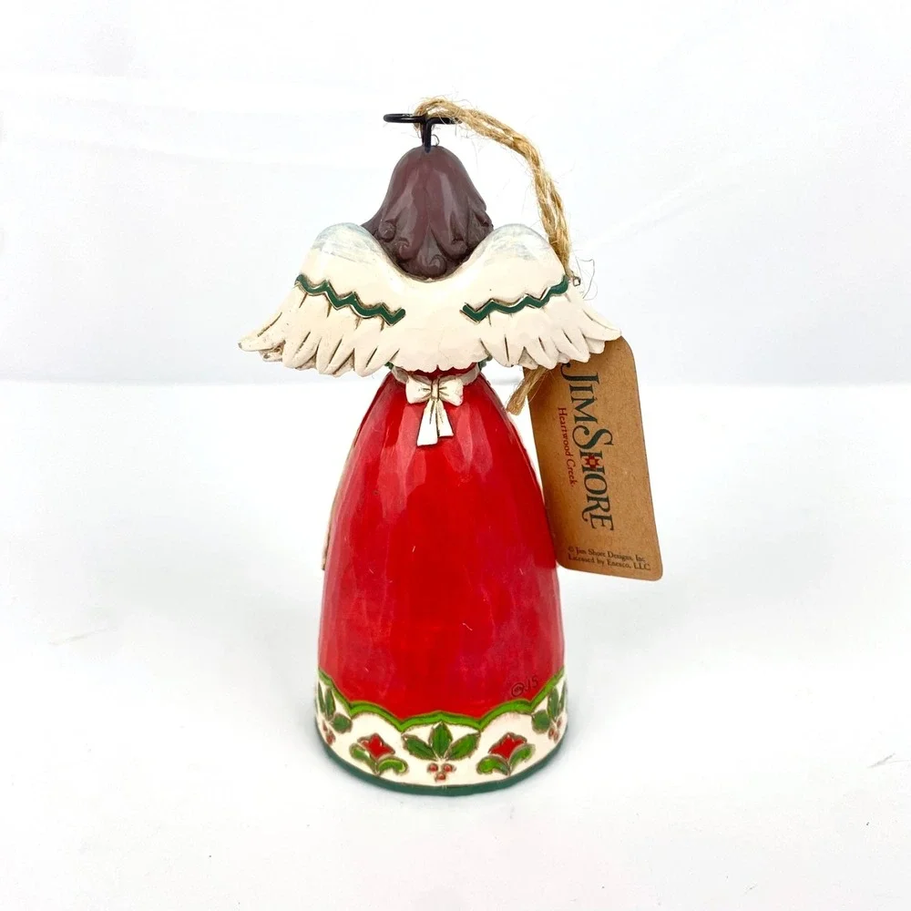 Jim Shore Floral Angel Christmas Tree Ornament w Box 6009456 RARE Collectible